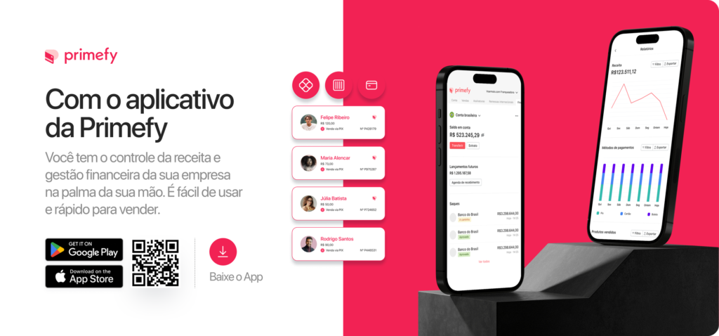 Acompanhe suas vendas em tempo real no app Primefy